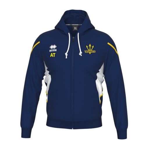 Arun Tridents Zipped Poly Hoodie