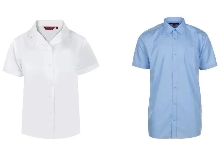WB Girls Short Sleeve Blouse (Twin Pack)