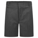 Grey Slim Fit Shorts