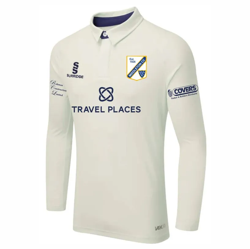 Middleton Cricket Club Senior Long Sleeve Match Shirt