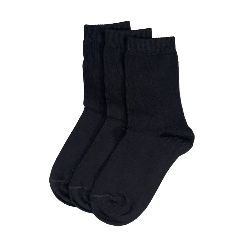 Cotton Rich Short School Socks (3-pack)