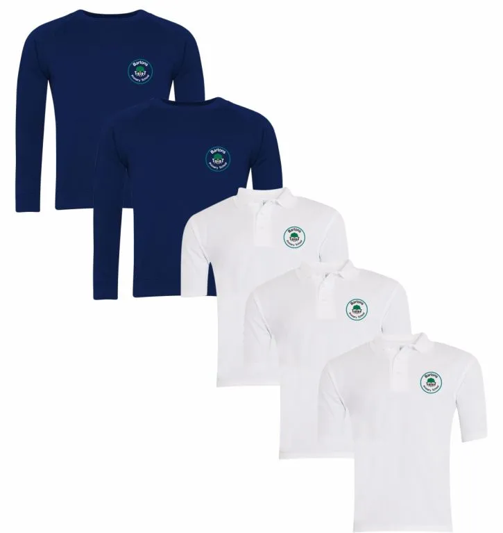 Bartons Primary School Sweatshirt Daywear Bundle