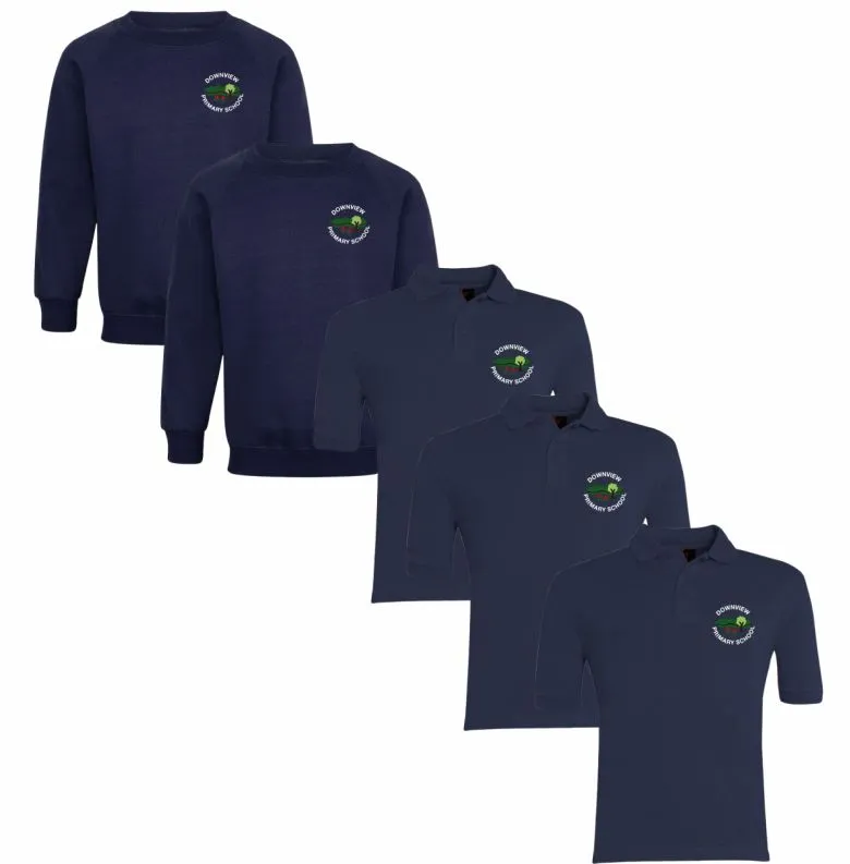 Downview Primary School Sweatshirt Daywear Bundle