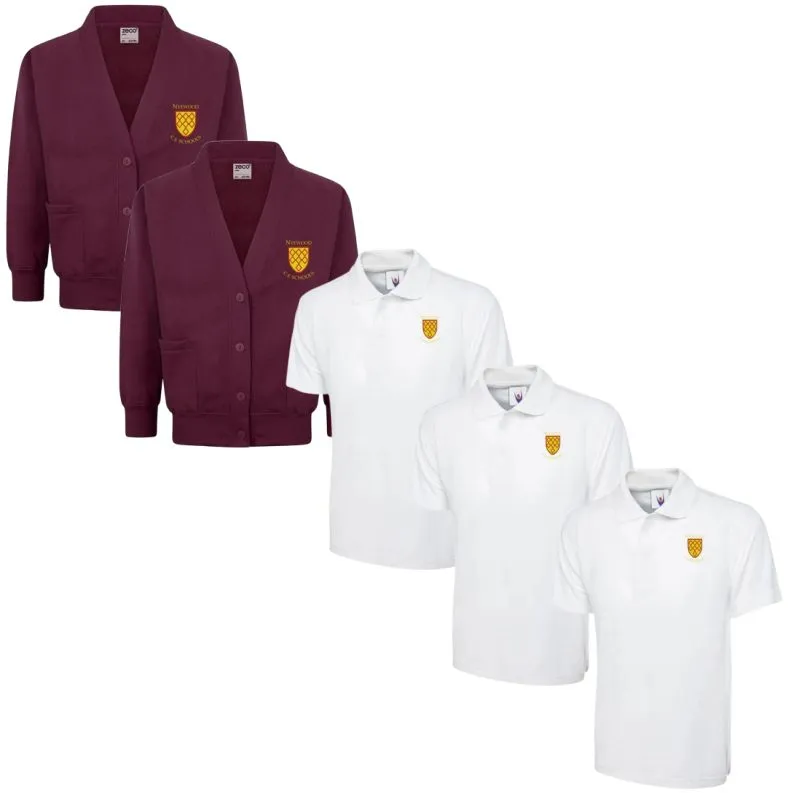 Nyewood CE Schools Cardigan Daywear Bundle