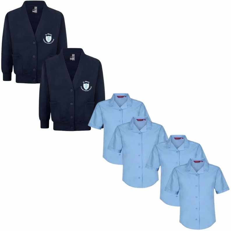 St Mary's Catholic Primary School Cardigan Daywear Bundle KS2