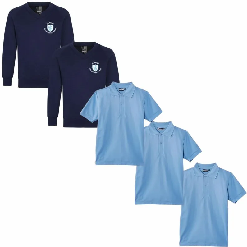 St Mary's Primary School KS1 Sweatshirt Daywear Bundle
