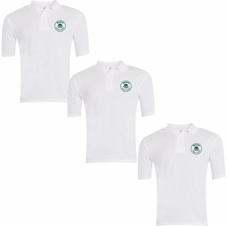 Bartons Primary School 3 Polo Shirts Bundle