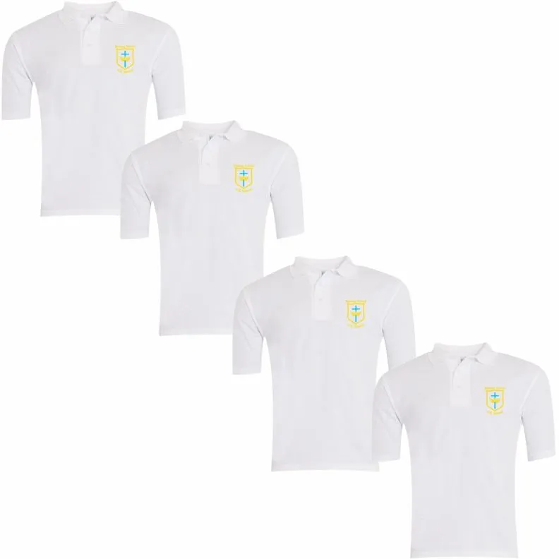 Bishop Tufnell C.E Primary School 4 Polo Shirts Bundle