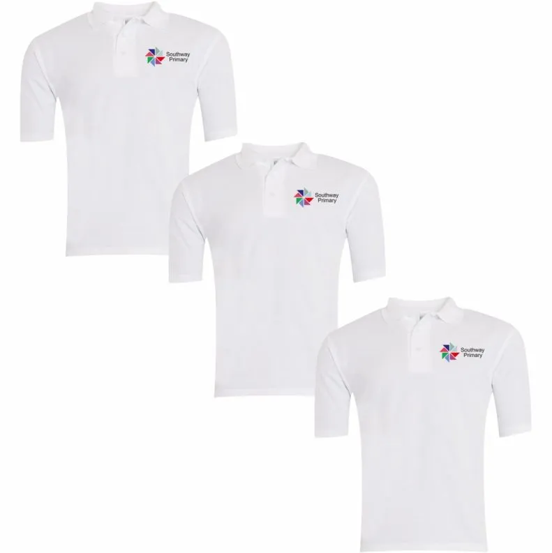Southway Primary School 3 Polo Shirts Bundle
