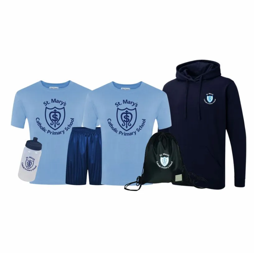 St Mary's Catholic Primary School KS1 PE Kit in a Bag