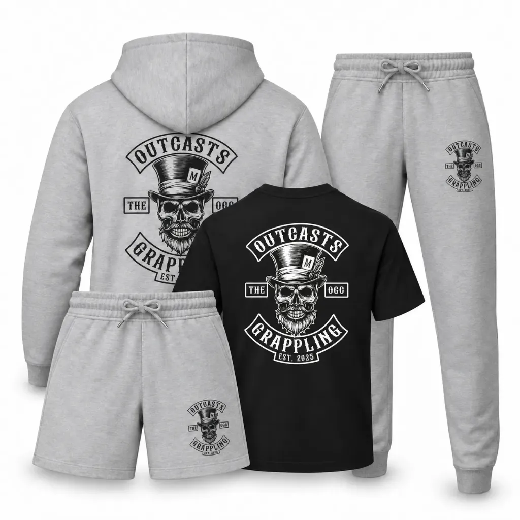 The Outcasts Grappling Club Adult Complete Kit Bundle