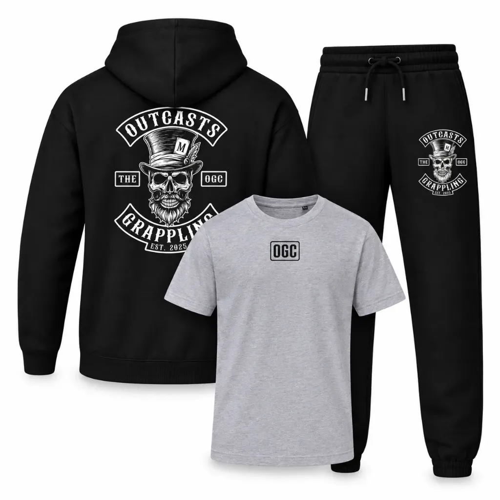 The Outcasts Grappling Club Junior Tracksuit Bundle