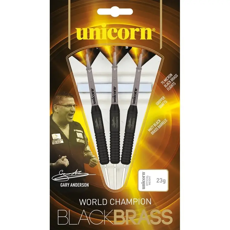 Black Brass Gary Anderson Dart