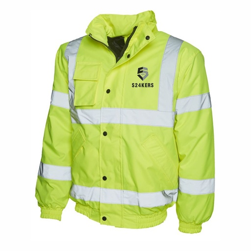 S24Kers Hi Viz Bomber Jacket